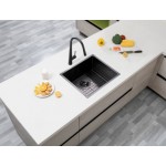 Aqu Gun Metal Handmade Kitchen Sink 500*440*230 Aqu Gun Metal Handmade Kitchen Sink 500*440*230